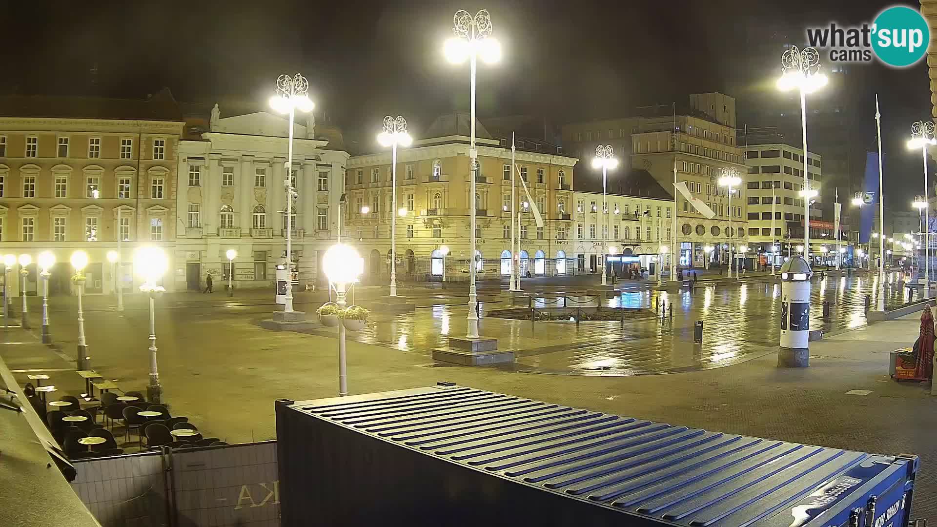 Zagreb web kamera trg Bana Jelačića