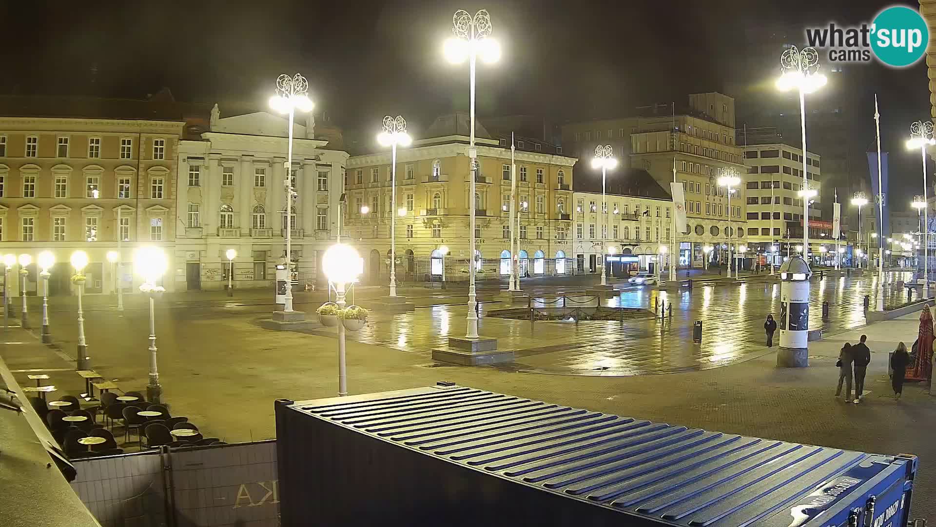 Zagreb web kamera trg Bana Jelačića