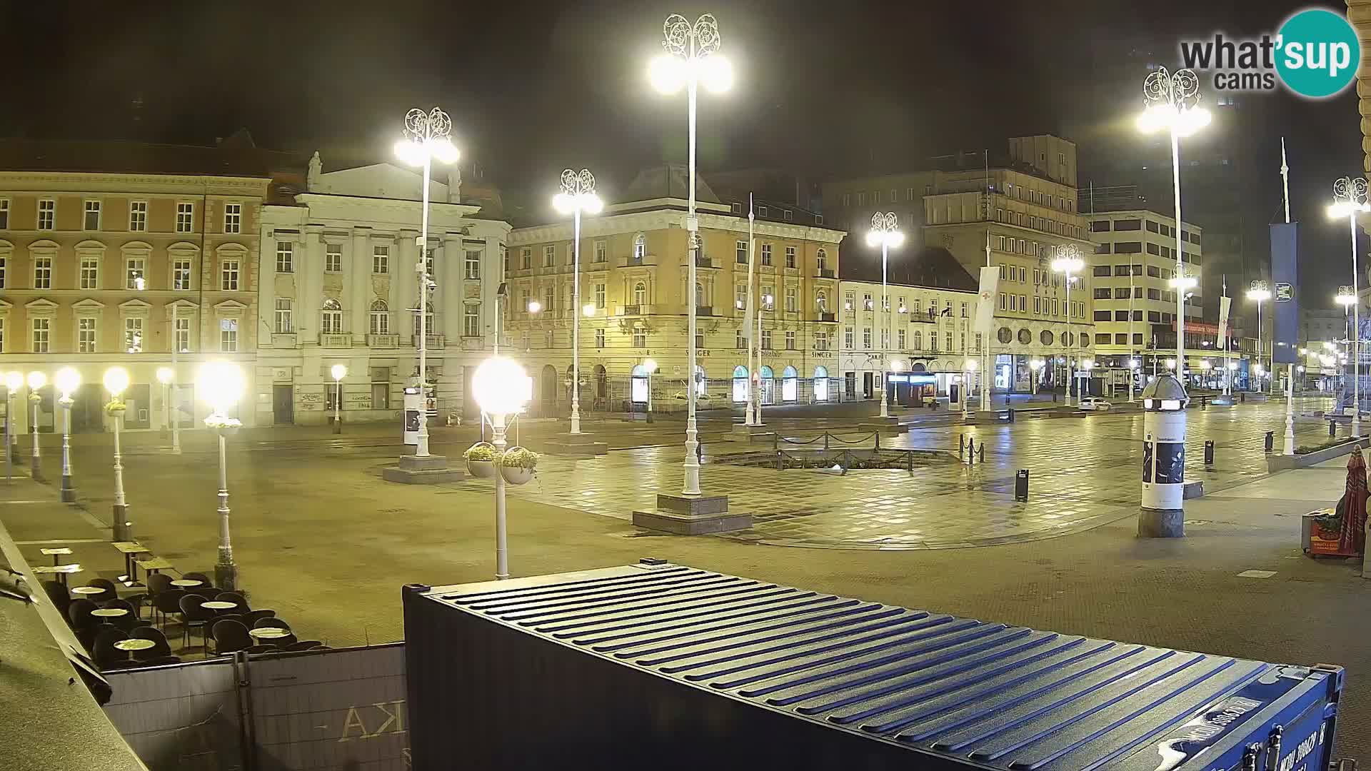 Zagreb camera en vivo plaza Bana Jelačić