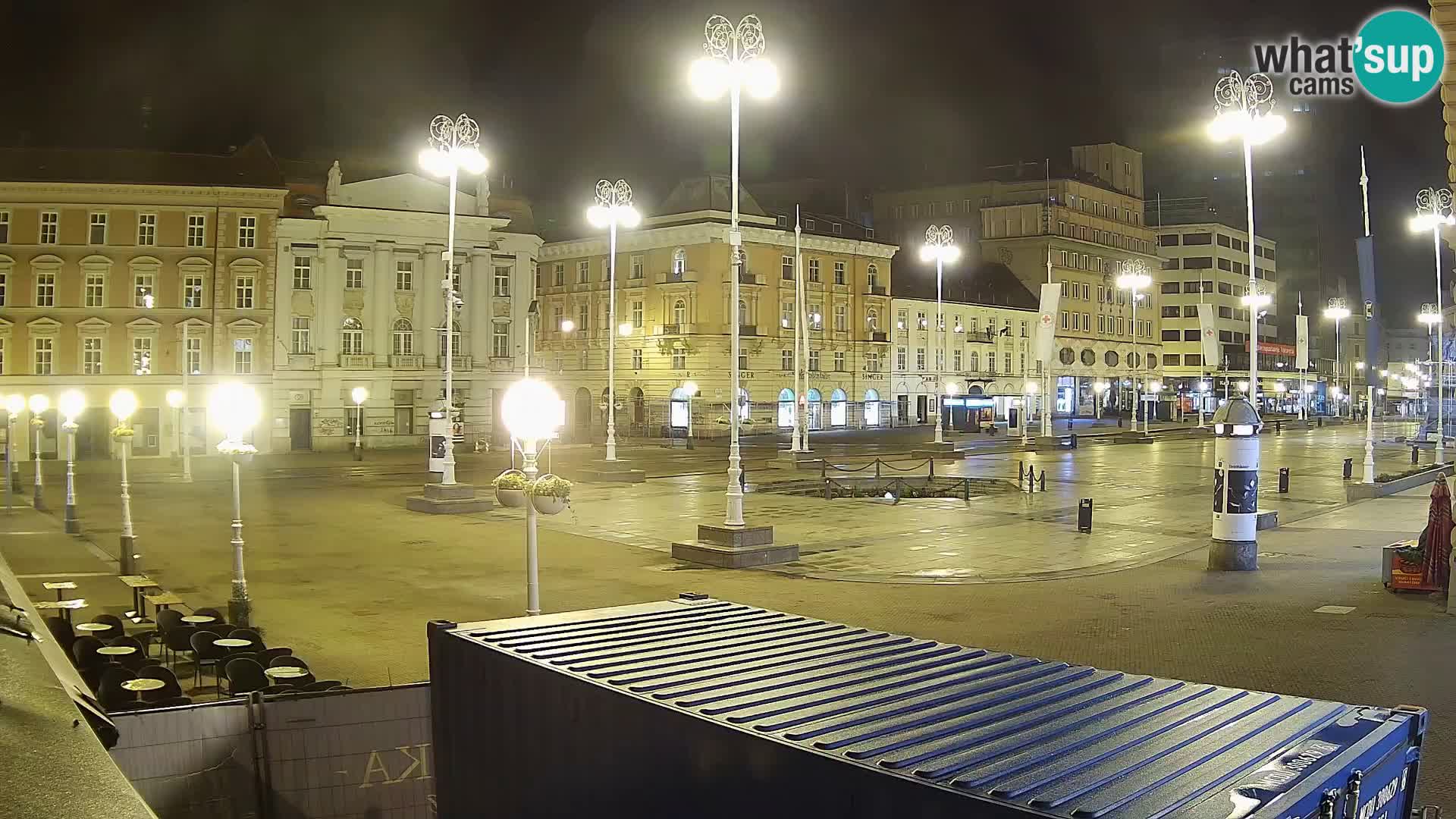 Zagreb Live Webcam Platz Bana Jelačić