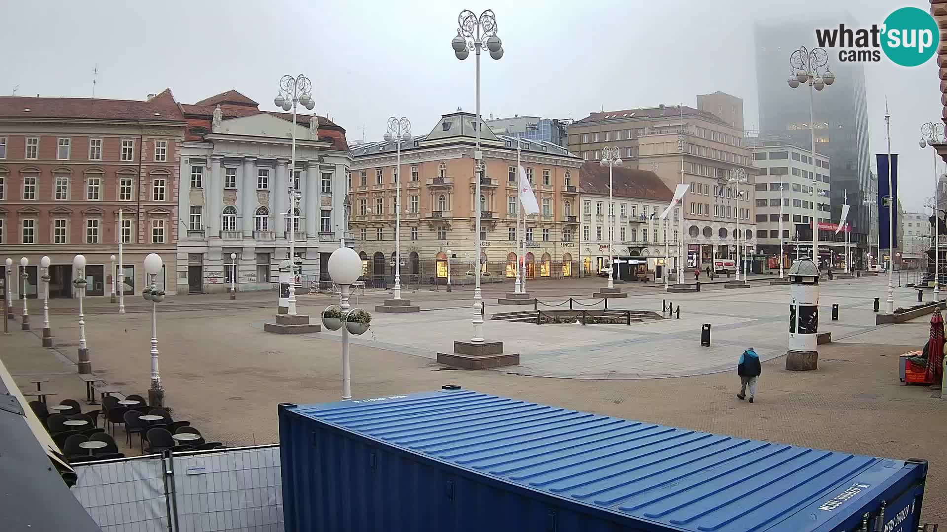 Zagreb web kamera trg Bana Jelačića