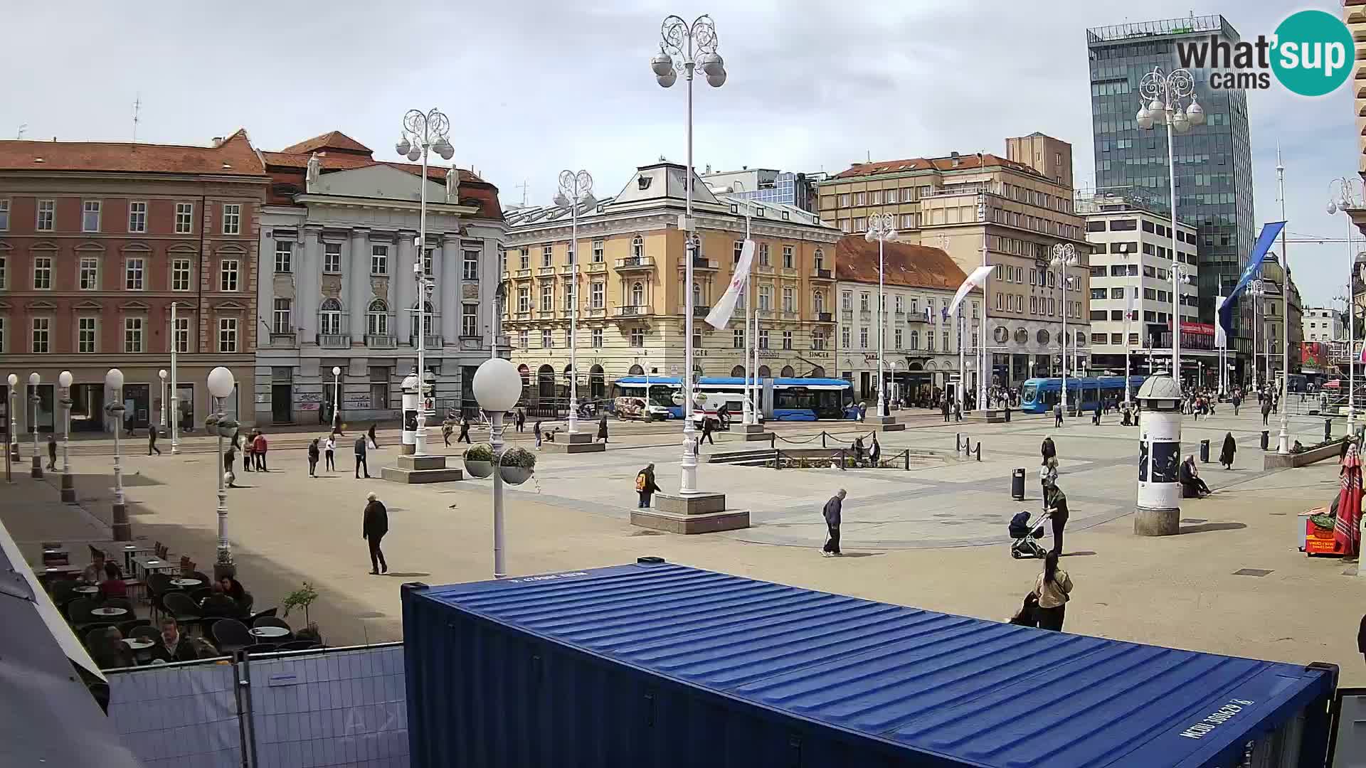 Zagreb Live Webcam Platz Bana Jelačić