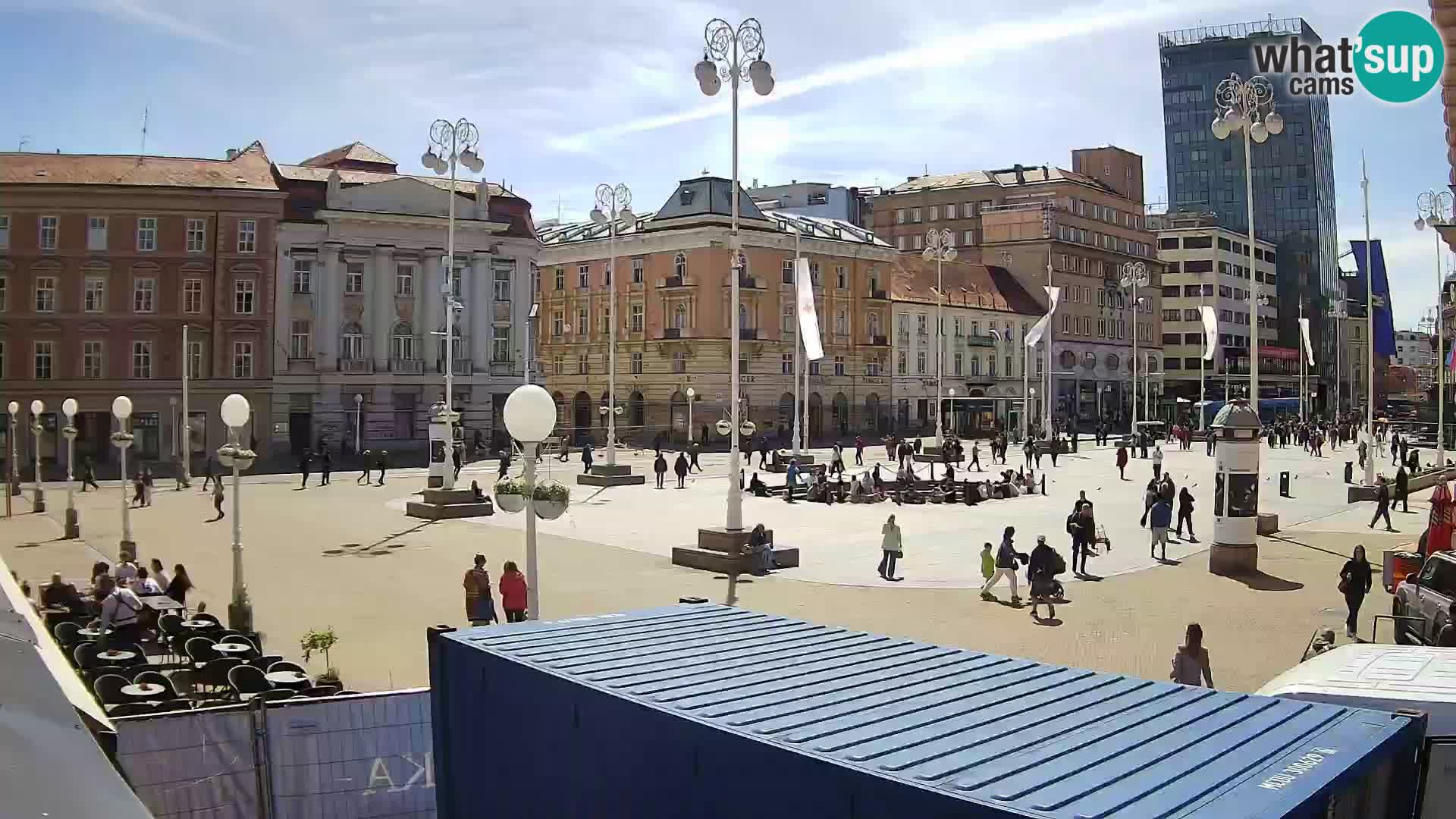 Zagabria Live Webcam piazza Bana Jelačić