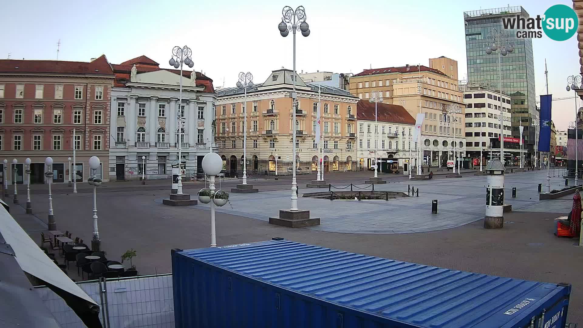 Zagreb Live Webcam Platz Bana Jelačić