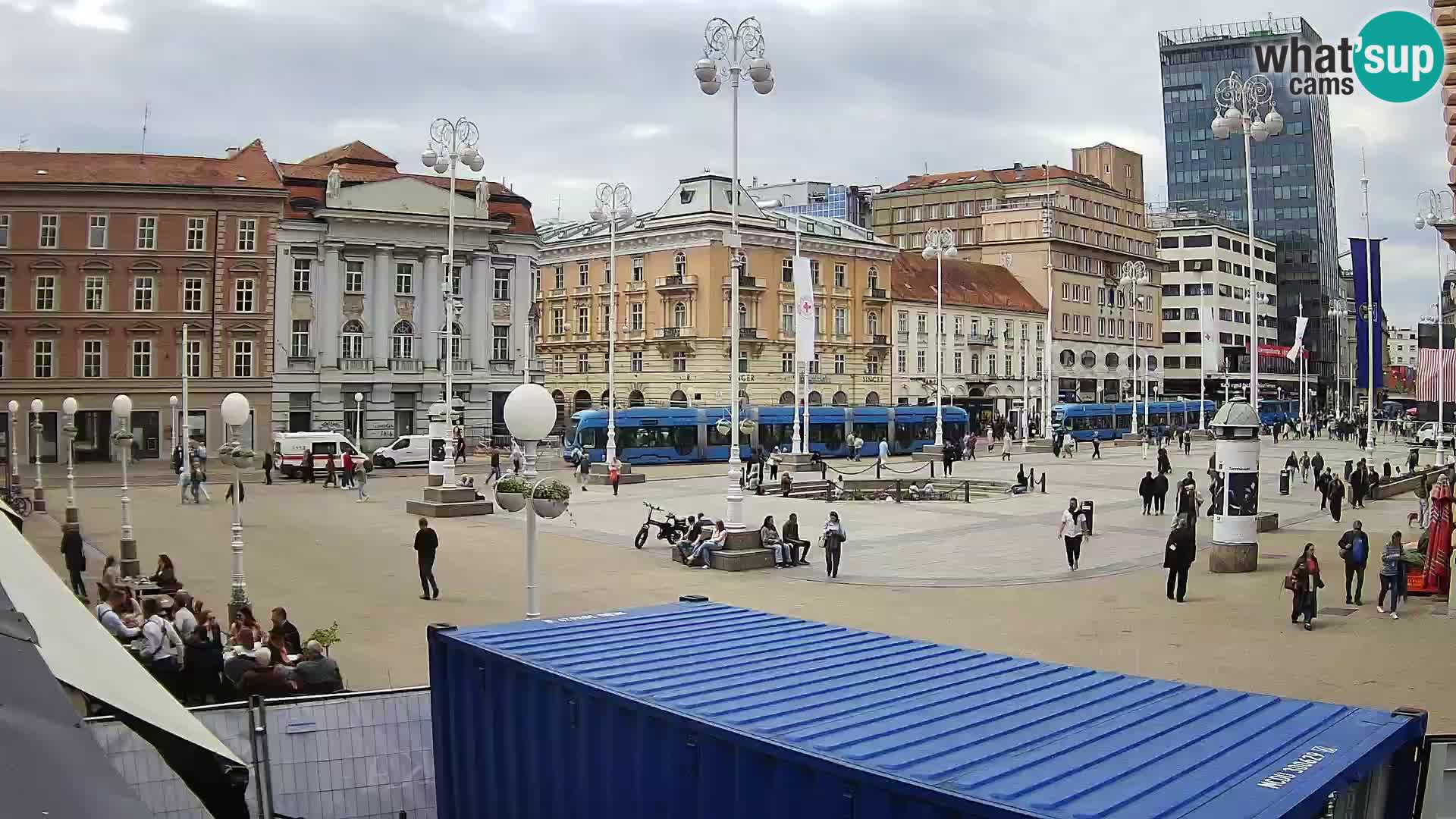 Zagabria Live Webcam piazza Bana Jelačić