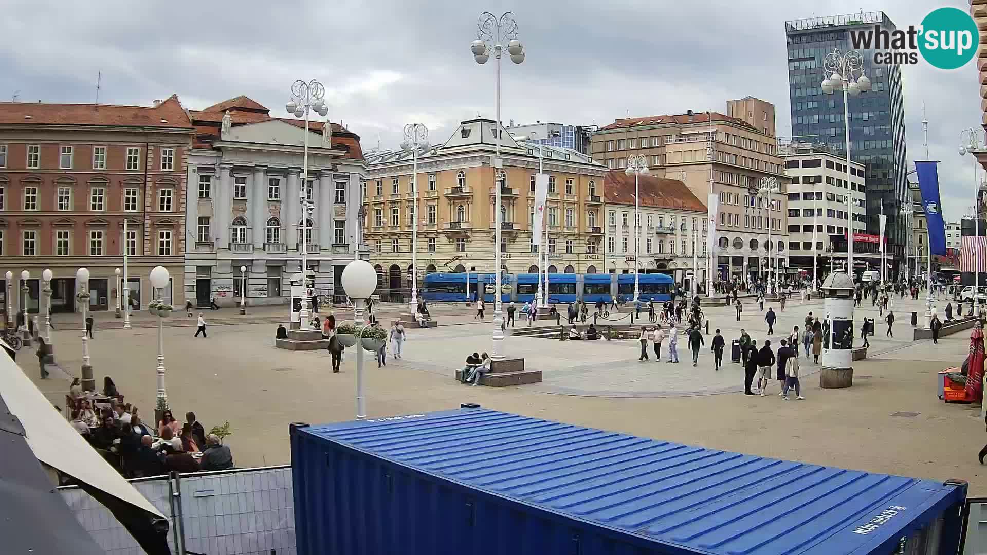 Zagreb Live Webcam Platz Bana Jelačić