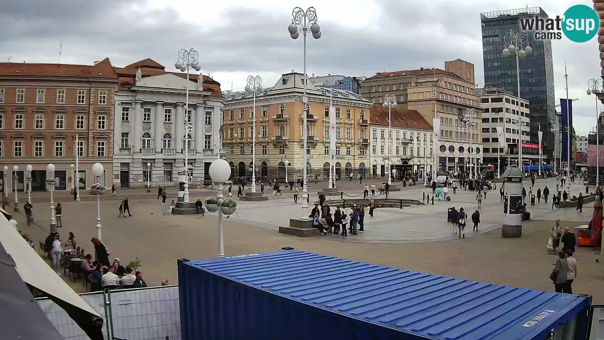 Zagabria Live Webcam piazza Bana Jelačić