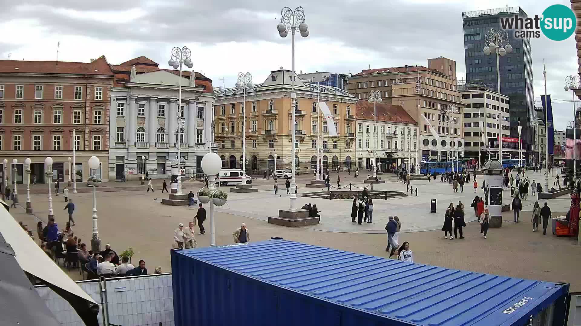 Zagabria Live Webcam piazza Bana Jelačić