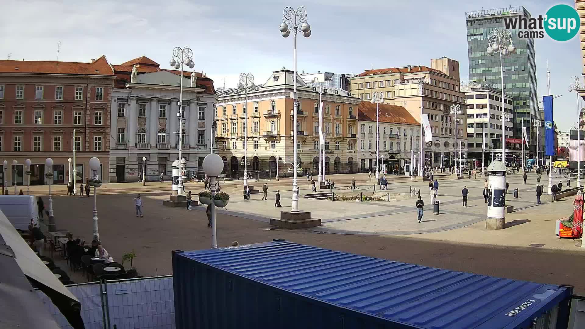 Zagreb Live Webcam Platz Bana Jelačić