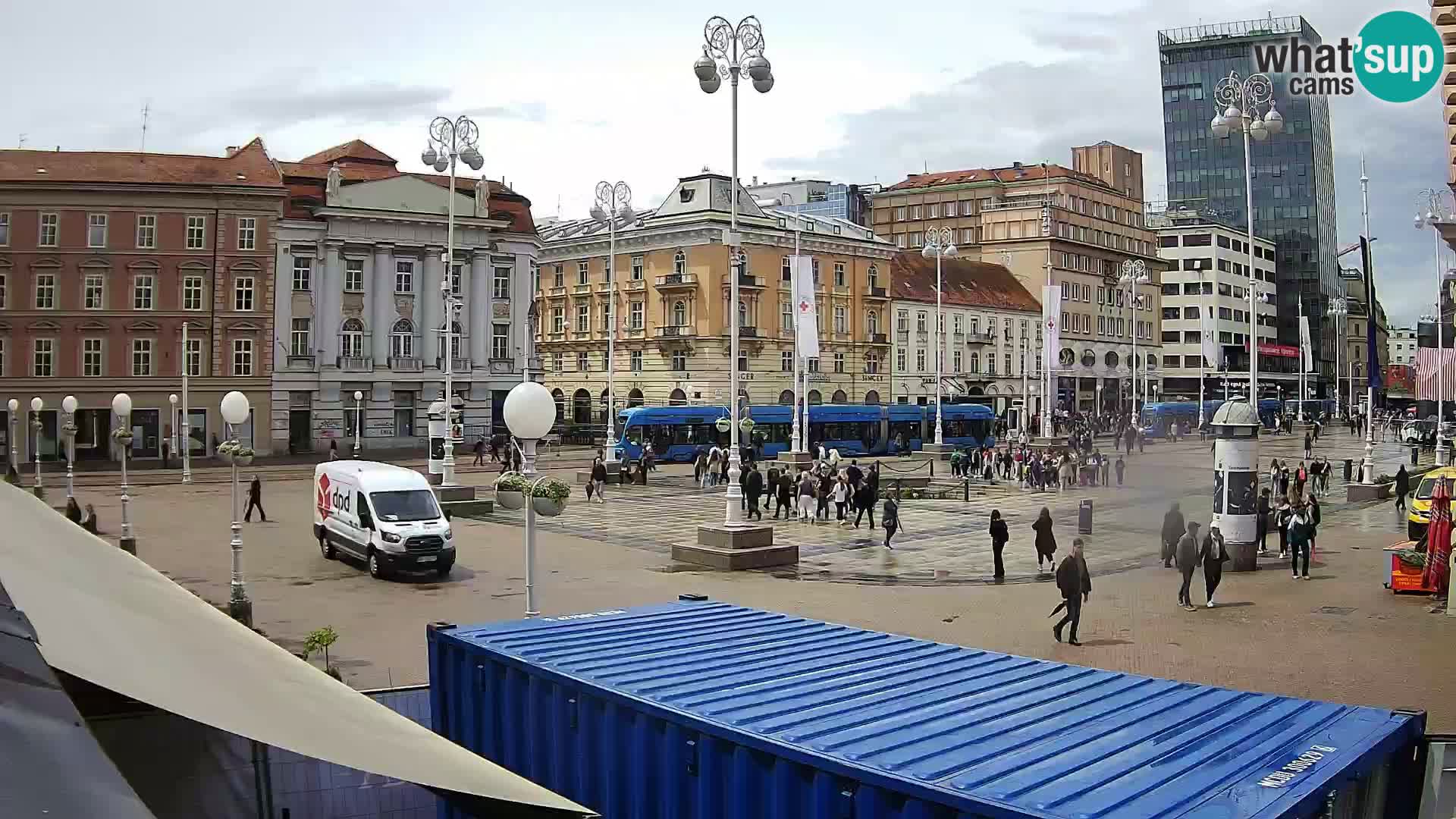 Zagreb camera en vivo plaza Bana Jelačić