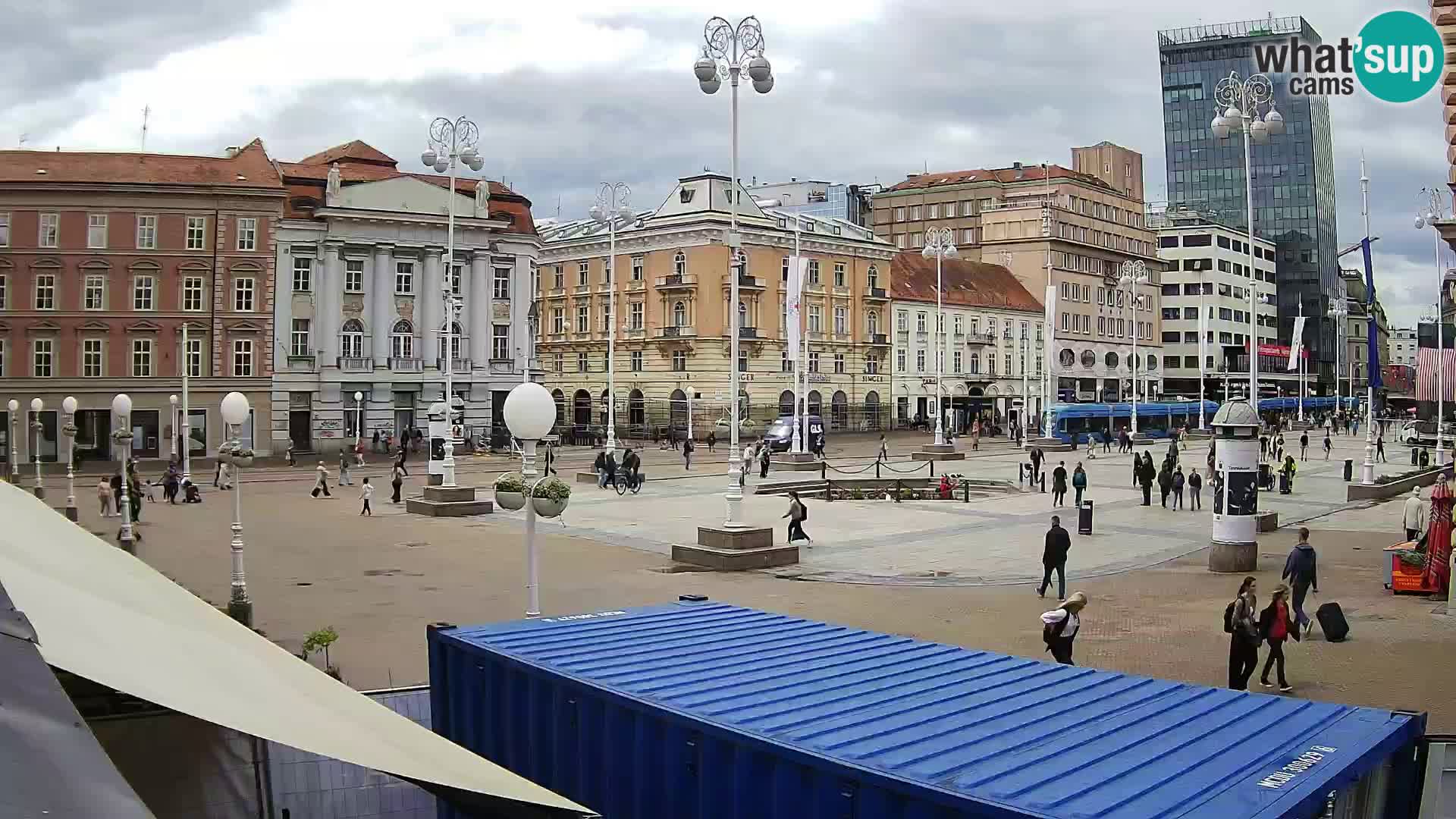 Zagabria Live Webcam piazza Bana Jelačić