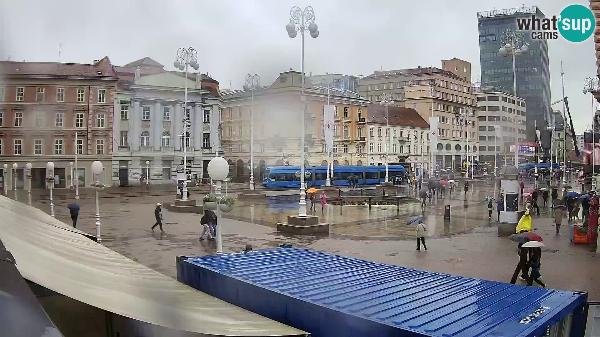Zagabria Live Webcam piazza Bana Jelačić