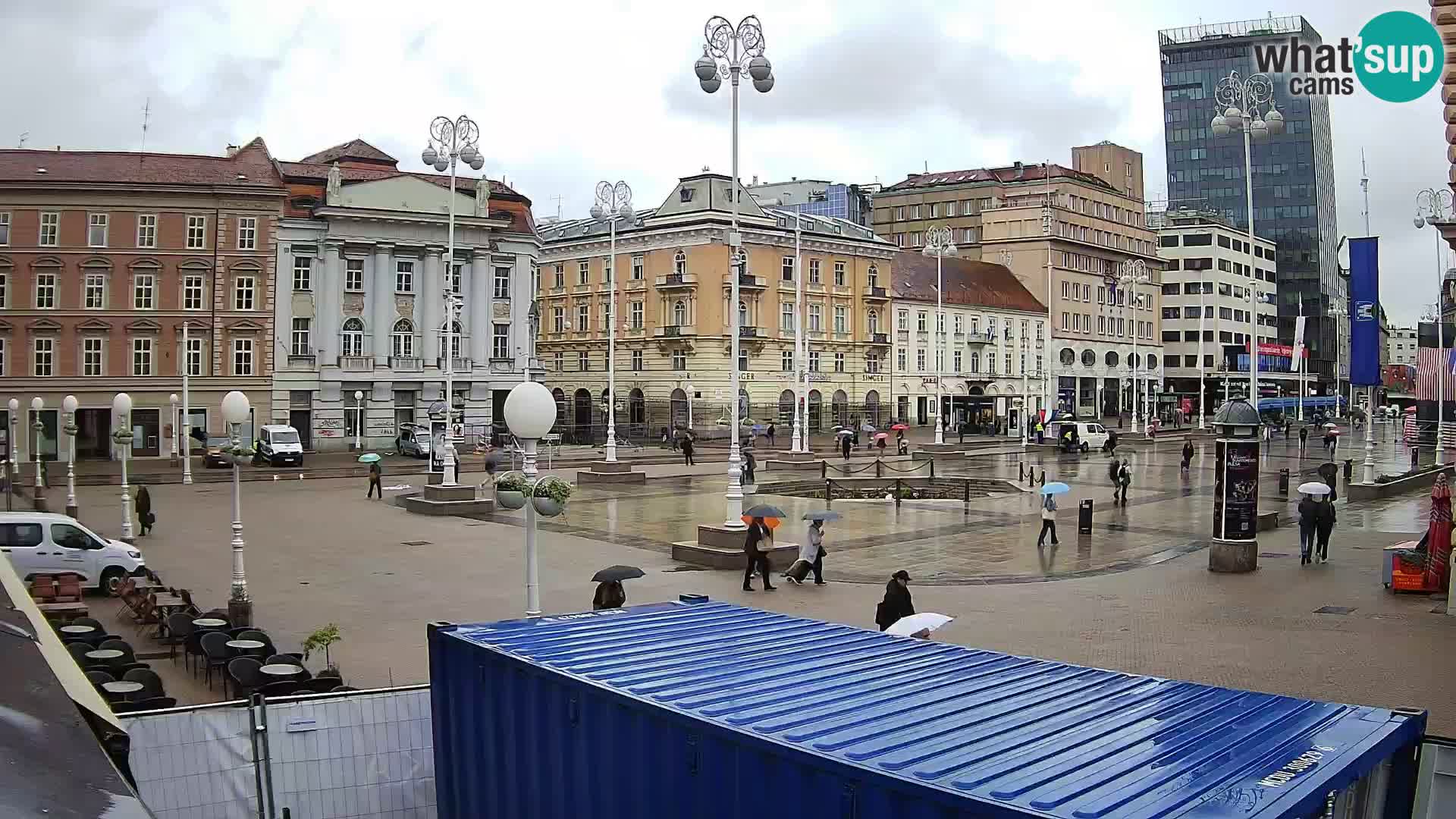 Zagreb Live Webcam Platz Bana Jelačić