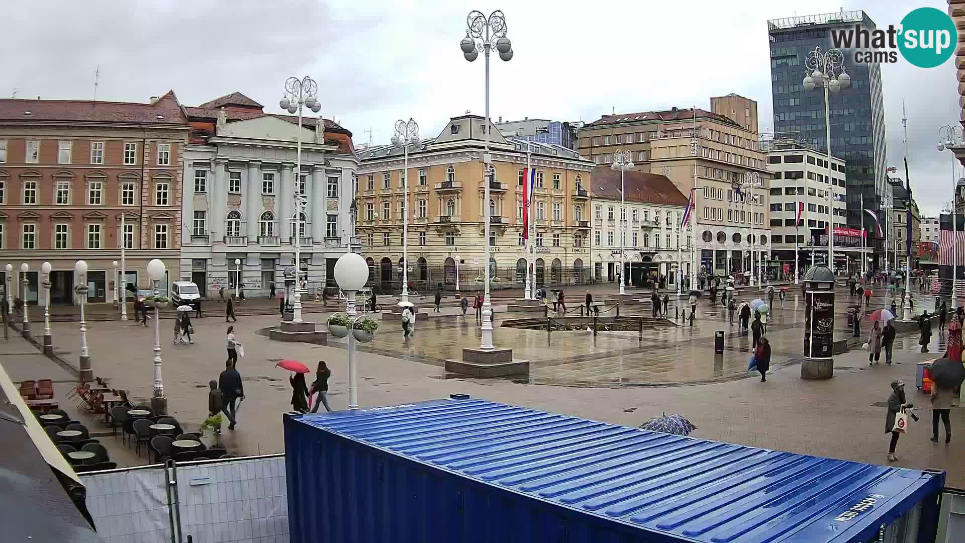 Zagreb Live Webcam – Bana Jelačić square