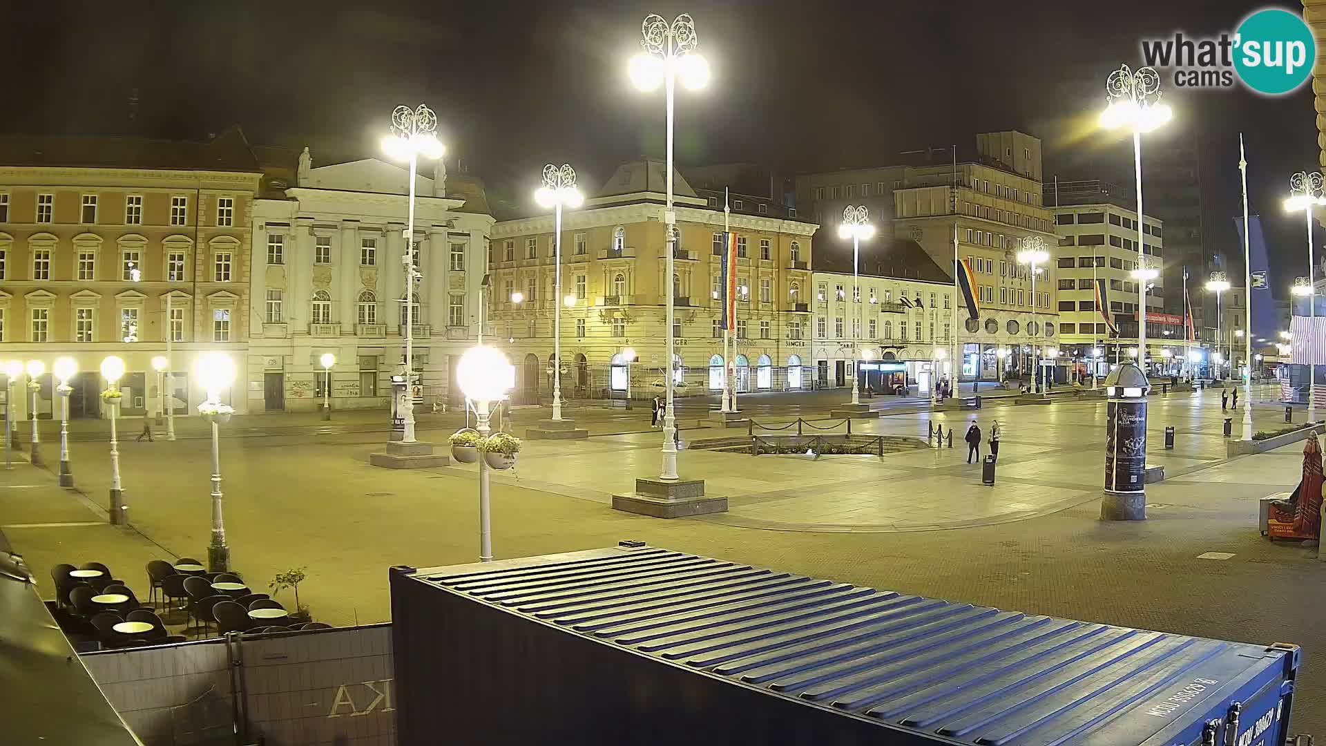 Zagreb web kamera trg Bana Jelačića