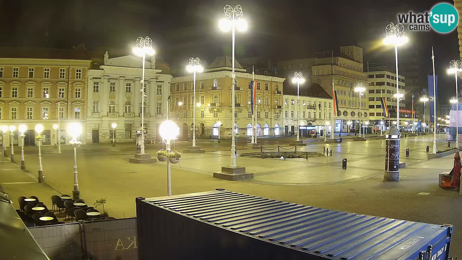 Zagreb Live Webcam Platz Bana Jelačić
