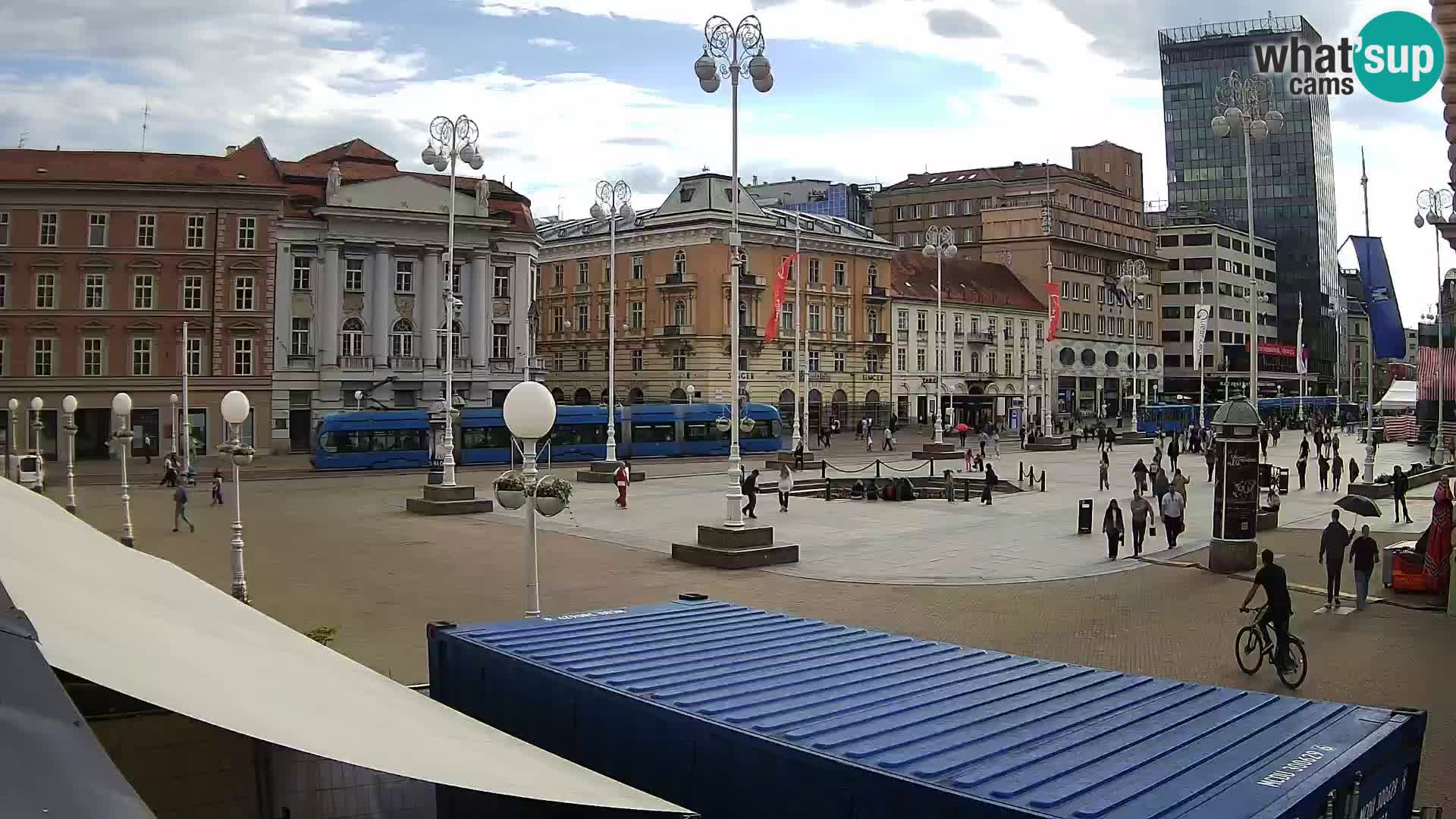Zagabria Live Webcam piazza Bana Jelačić