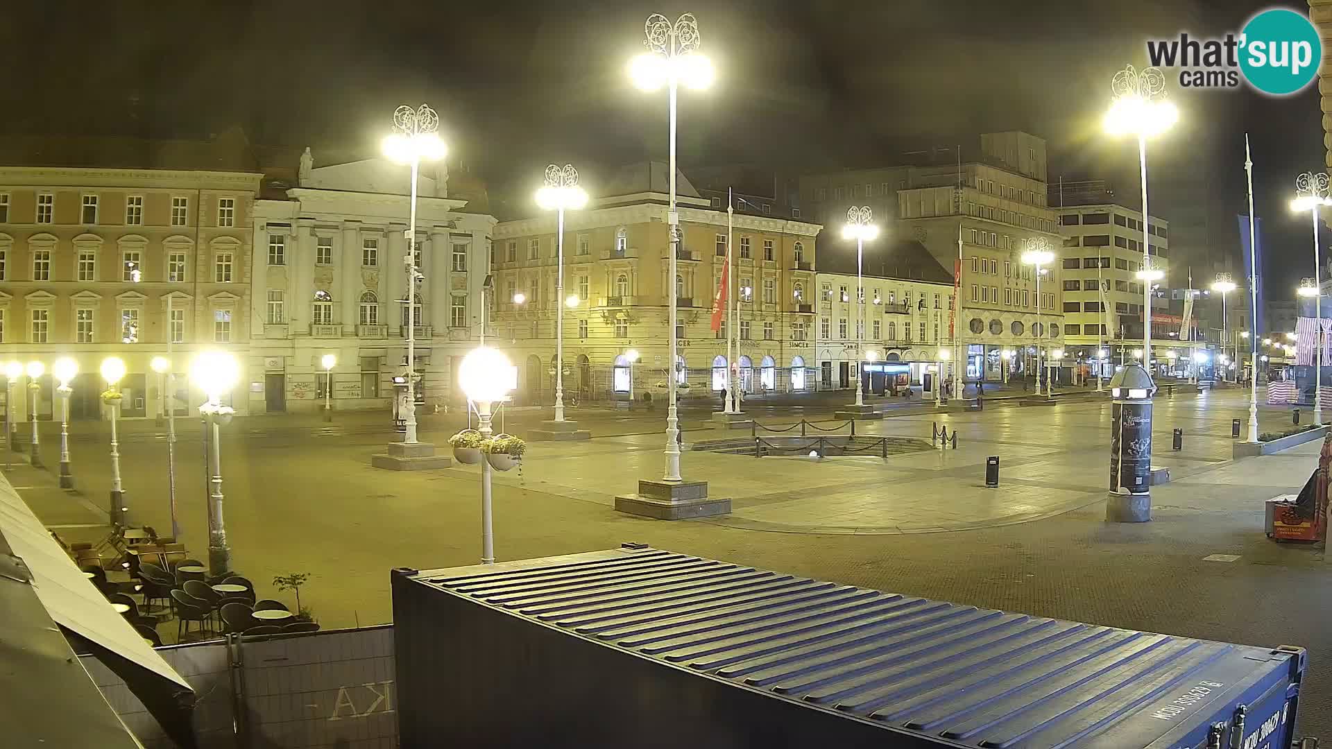 Zagreb camera en vivo plaza Bana Jelačić