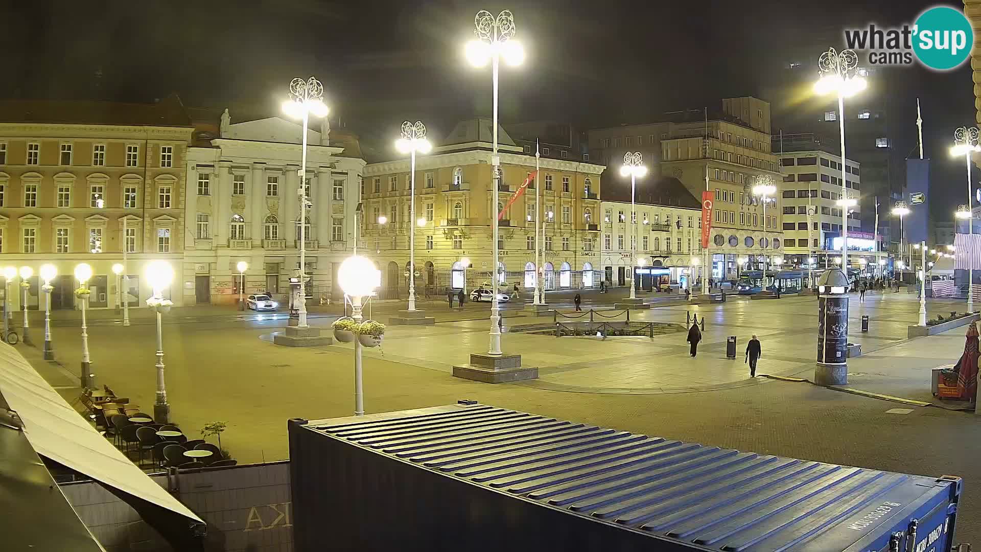 Zagreb web kamera trg Bana Jelačića