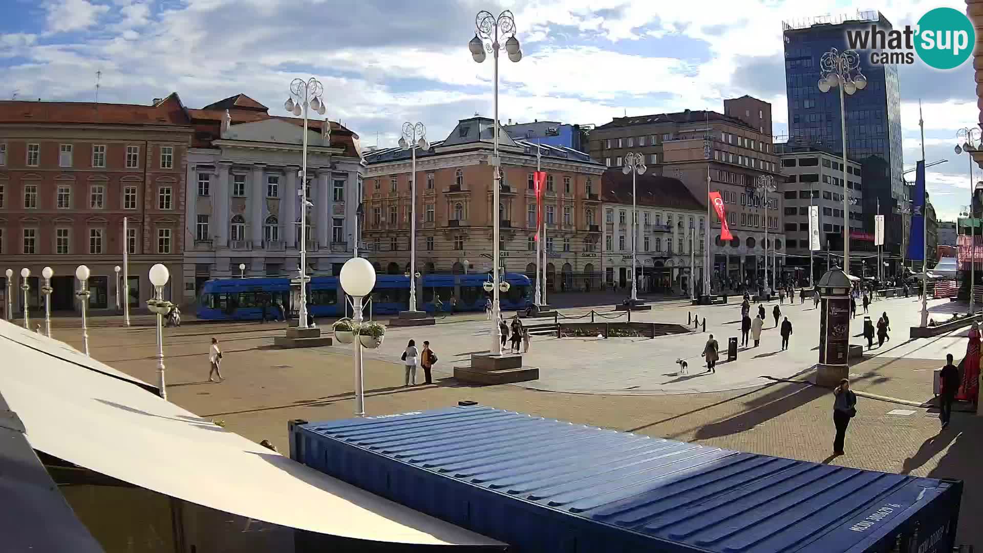 Zagreb camera en vivo plaza Bana Jelačić