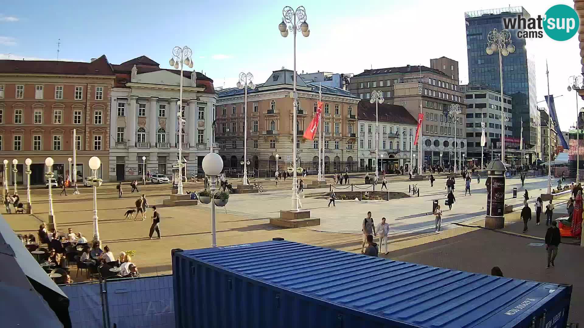 Zagabria Live Webcam piazza Bana Jelačić