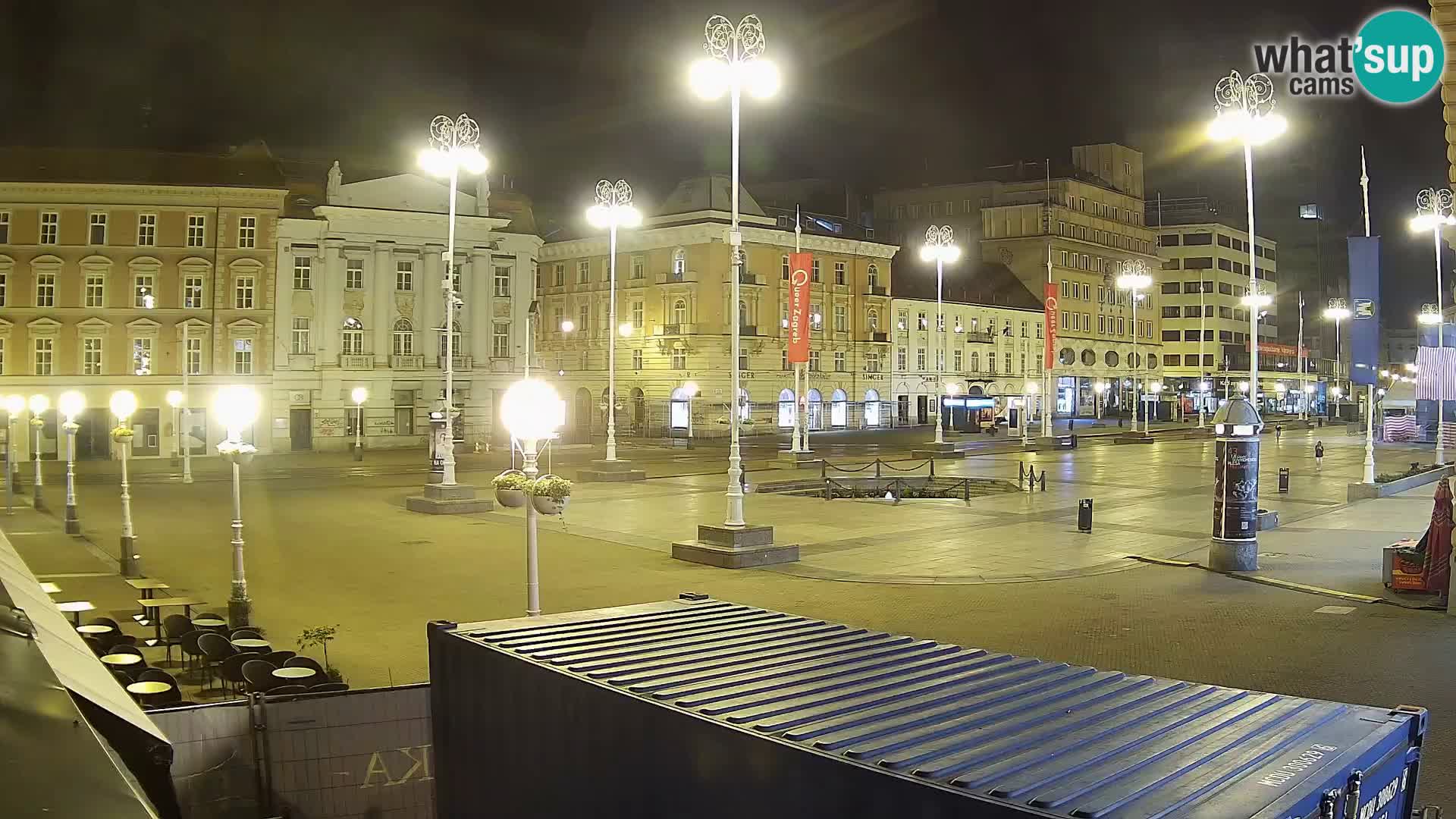 Zagreb web kamera trg Bana Jelačića