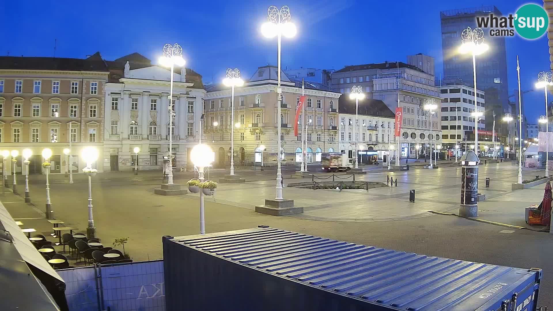 Zagabria Live Webcam piazza Bana Jelačić