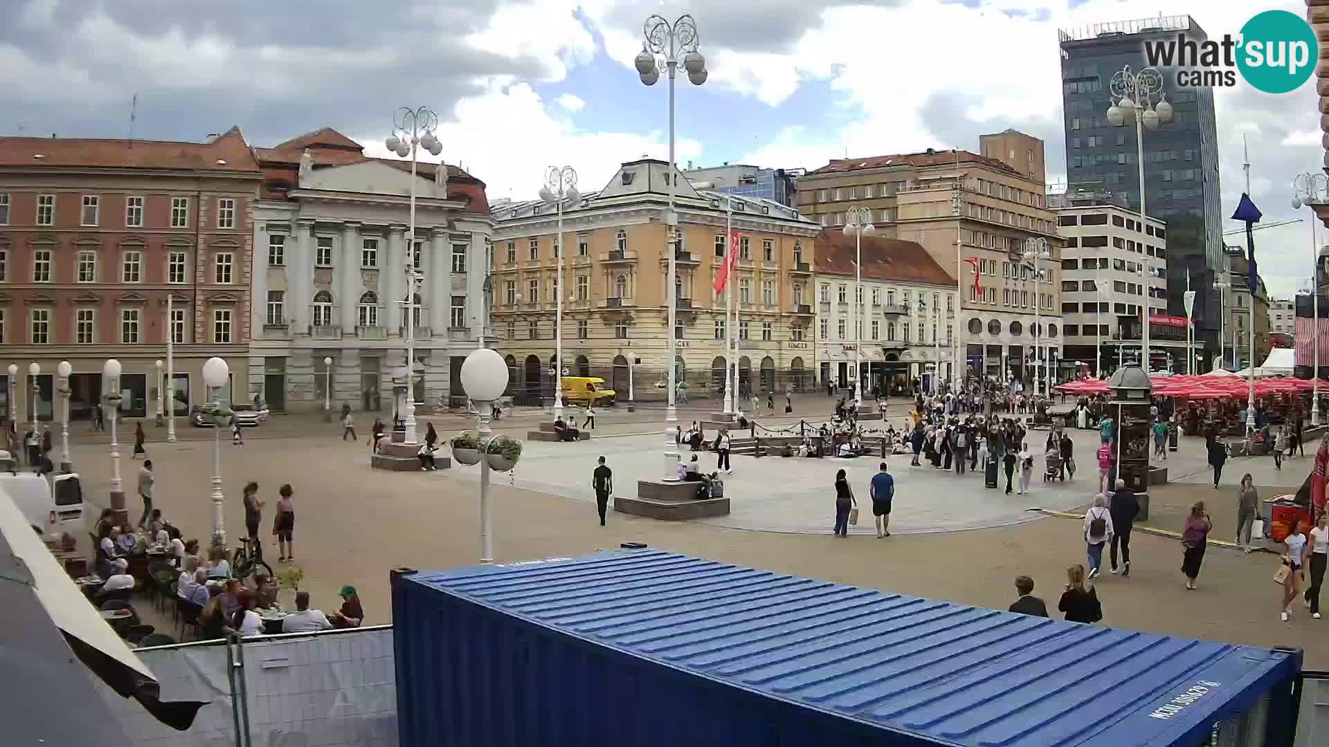 Zagreb Live Webcam Platz Bana Jelačić