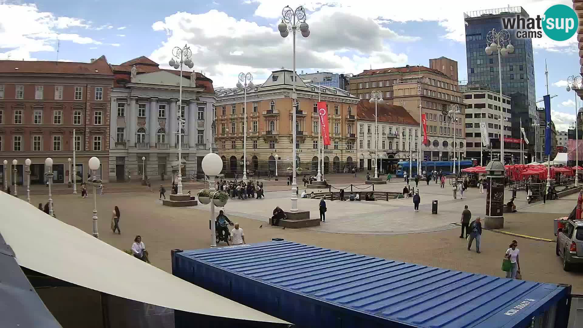 Zagreb camera en vivo plaza Bana Jelačić