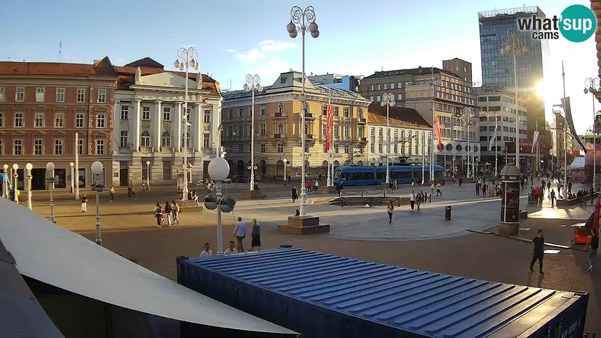 Zagabria Live Webcam piazza Bana Jelačić