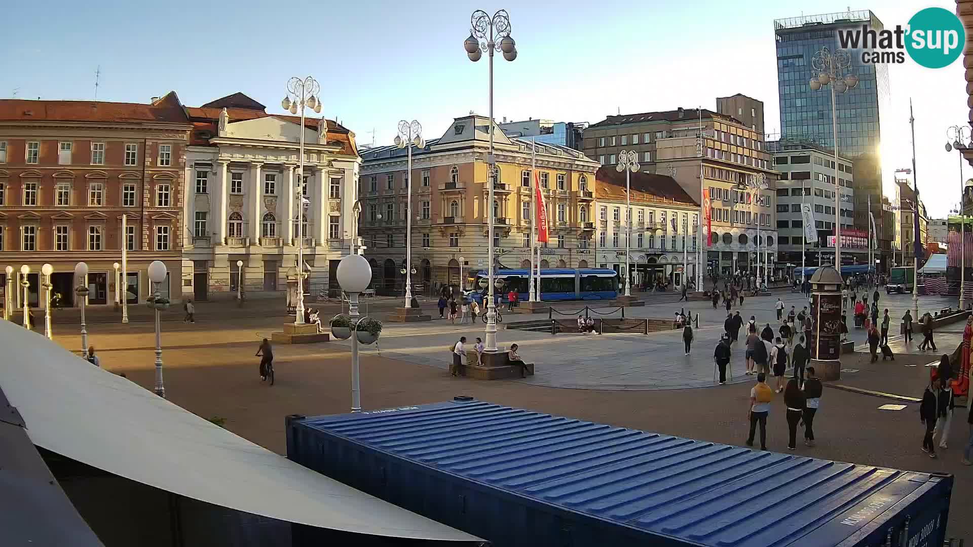 Zagabria Live Webcam piazza Bana Jelačić