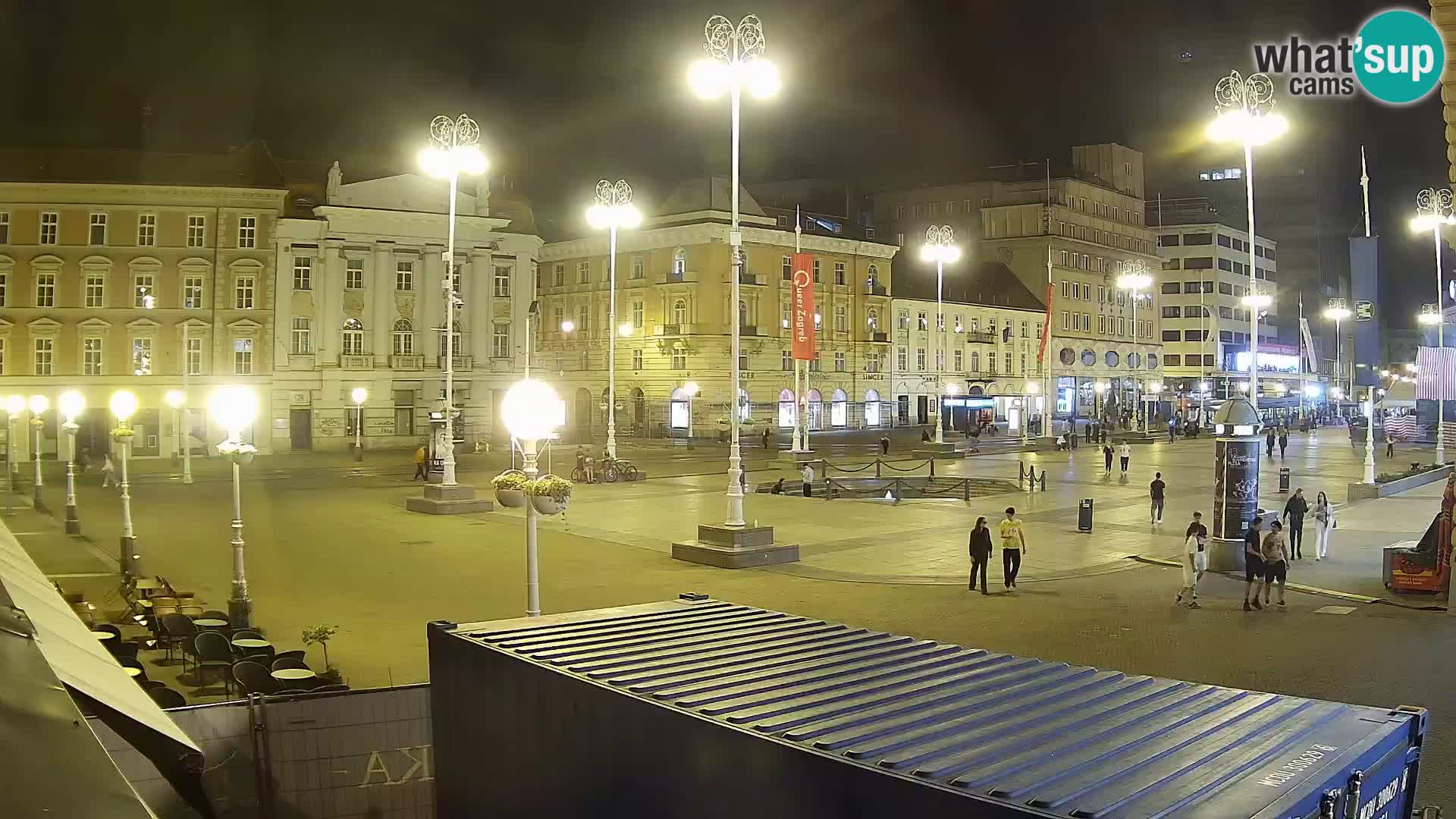 Zagreb Live Webcam – Bana Jelačić square