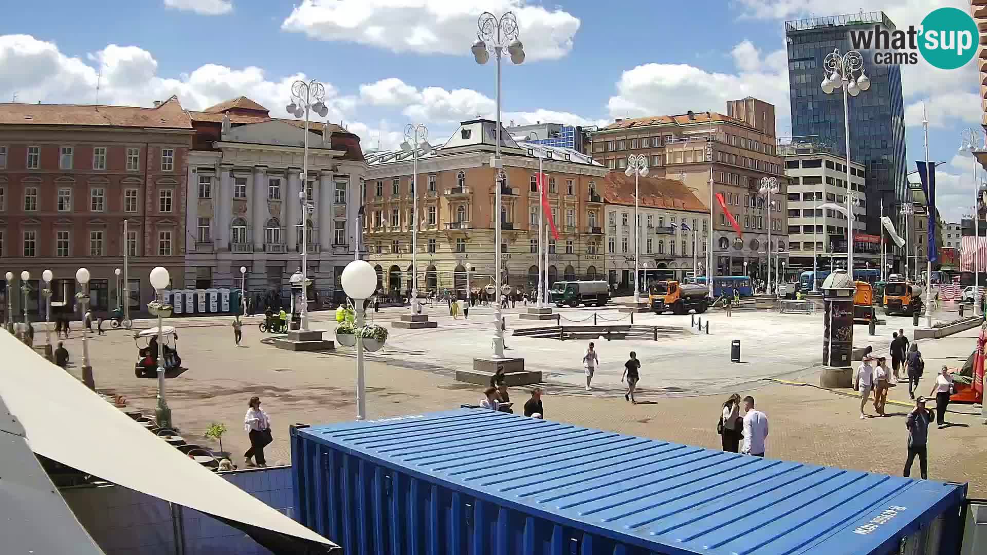 Zagabria Live Webcam piazza Bana Jelačić