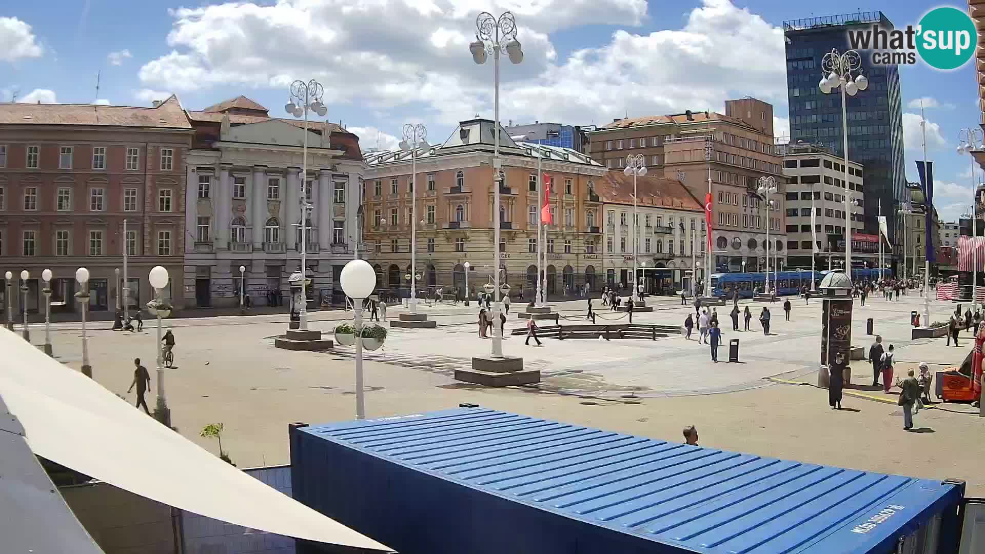 Zagabria Live Webcam piazza Bana Jelačić