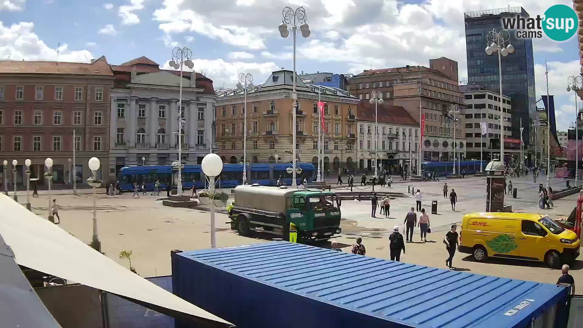 Zagabria Live Webcam piazza Bana Jelačić