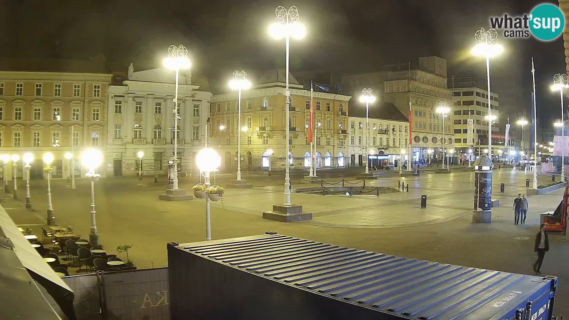 Zagreb web kamera trg Bana Jelačića