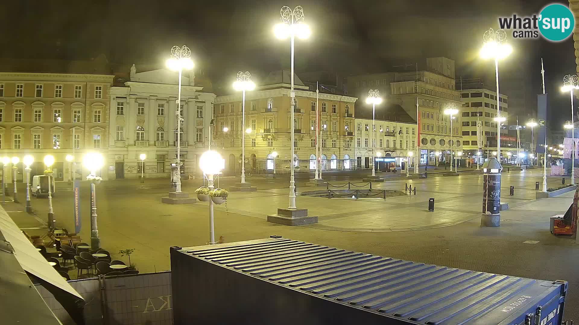 Zagreb camera en vivo plaza Bana Jelačić