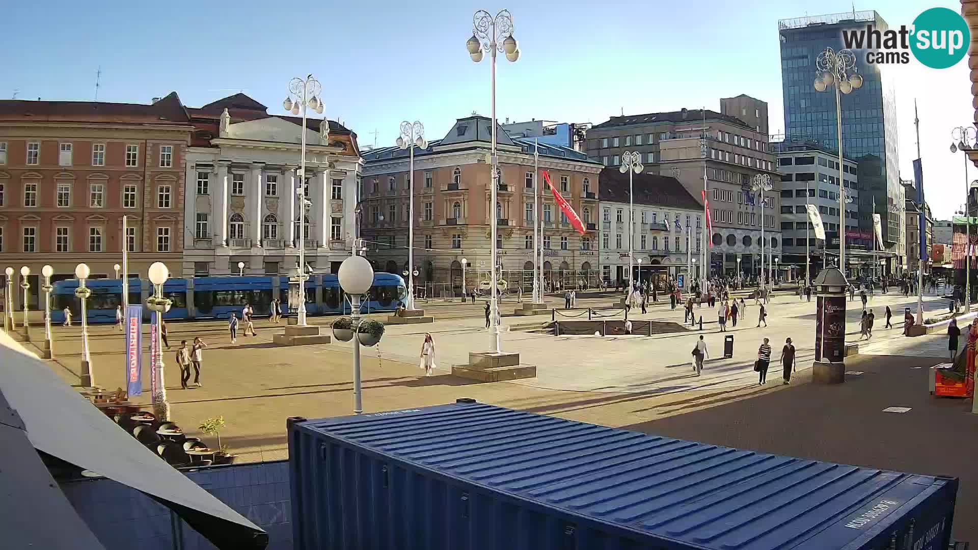 Zagabria Live Webcam piazza Bana Jelačić