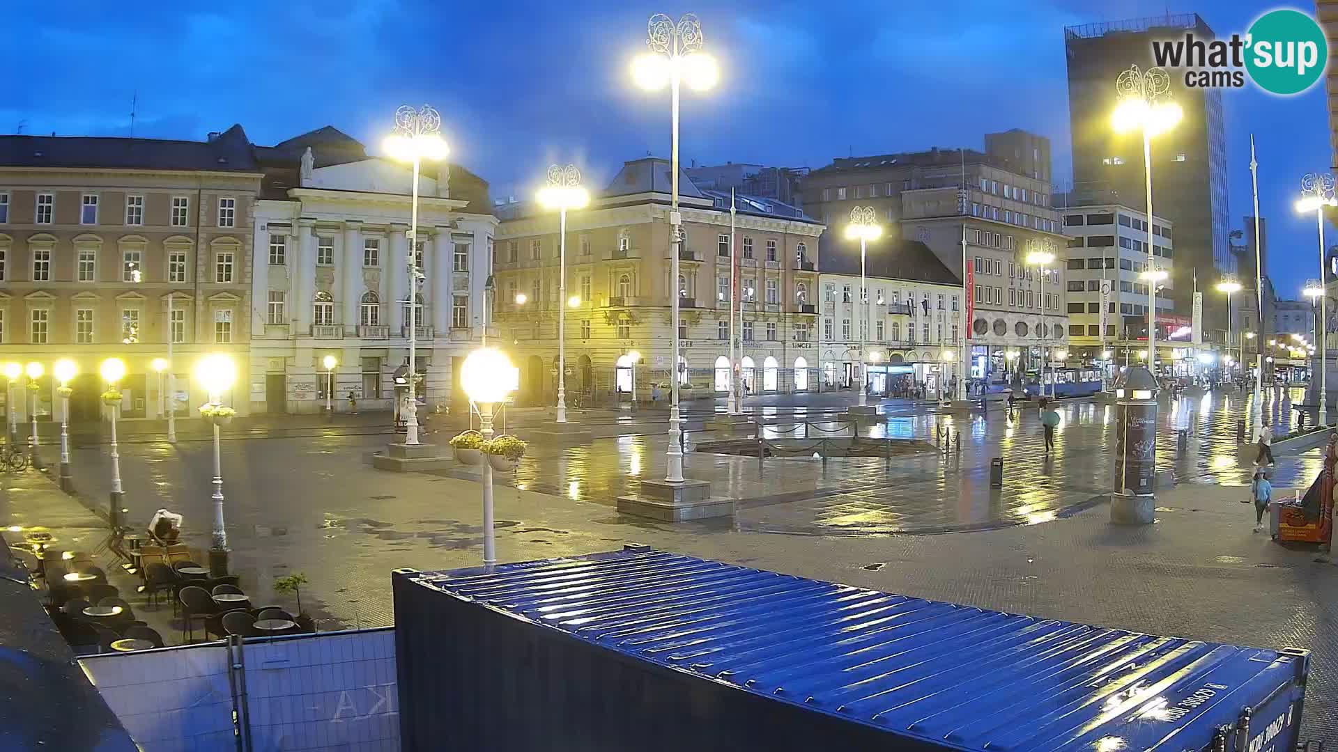 Zagabria Live Webcam piazza Bana Jelačić