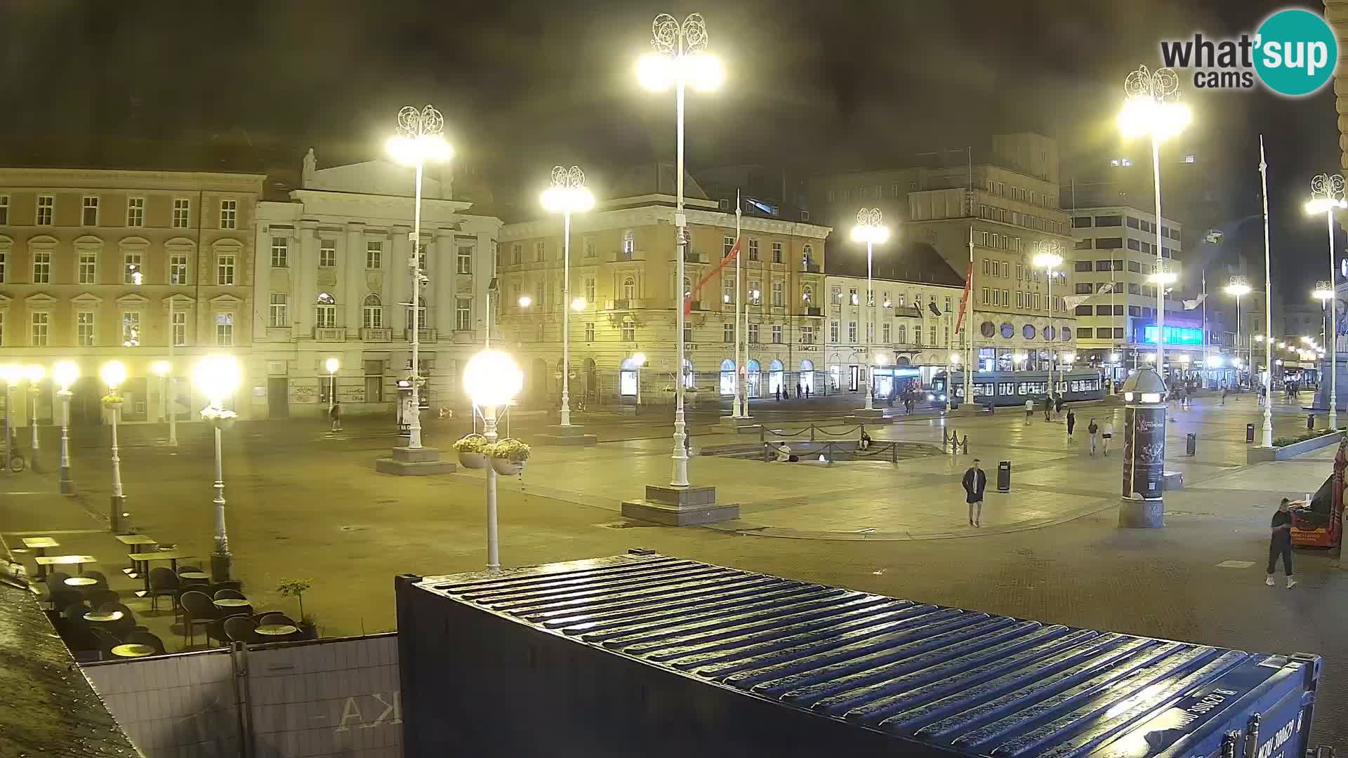 Zagreb web kamera trg Bana Jelačića