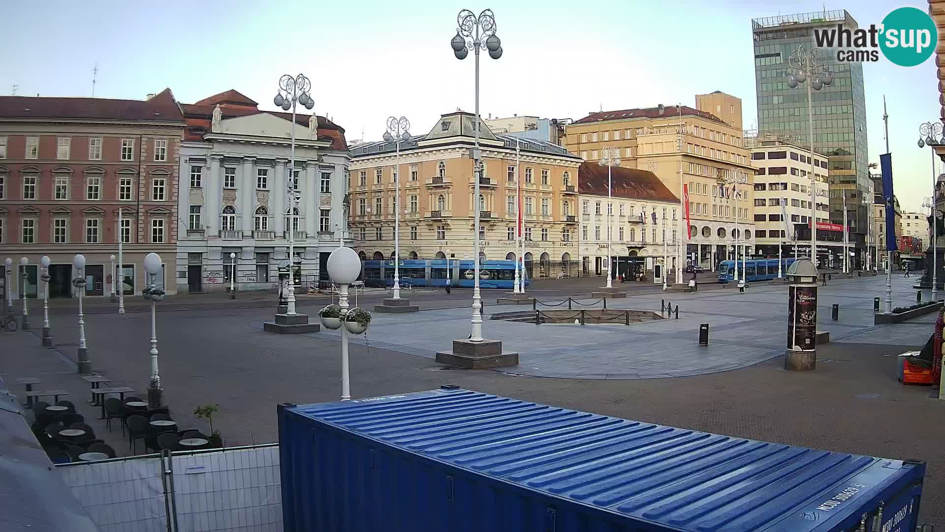 Zagreb Live Webcam Platz Bana Jelačić
