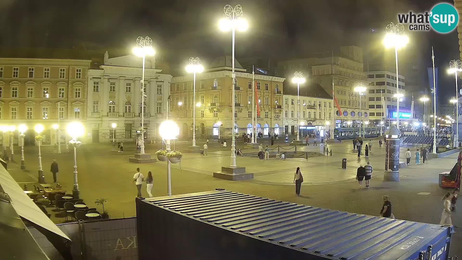 Zagreb web kamera trg Bana Jelačića