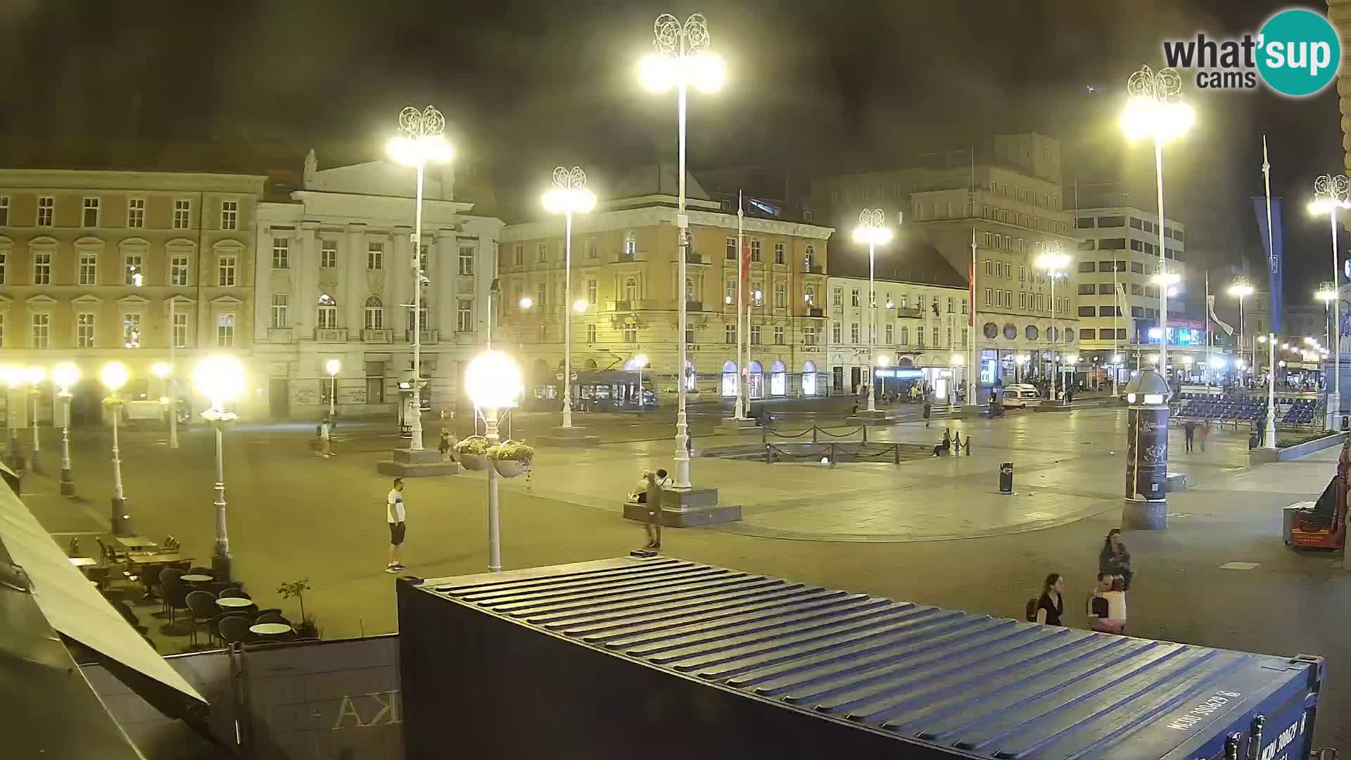 Zagreb web kamera trg Bana Jelačića