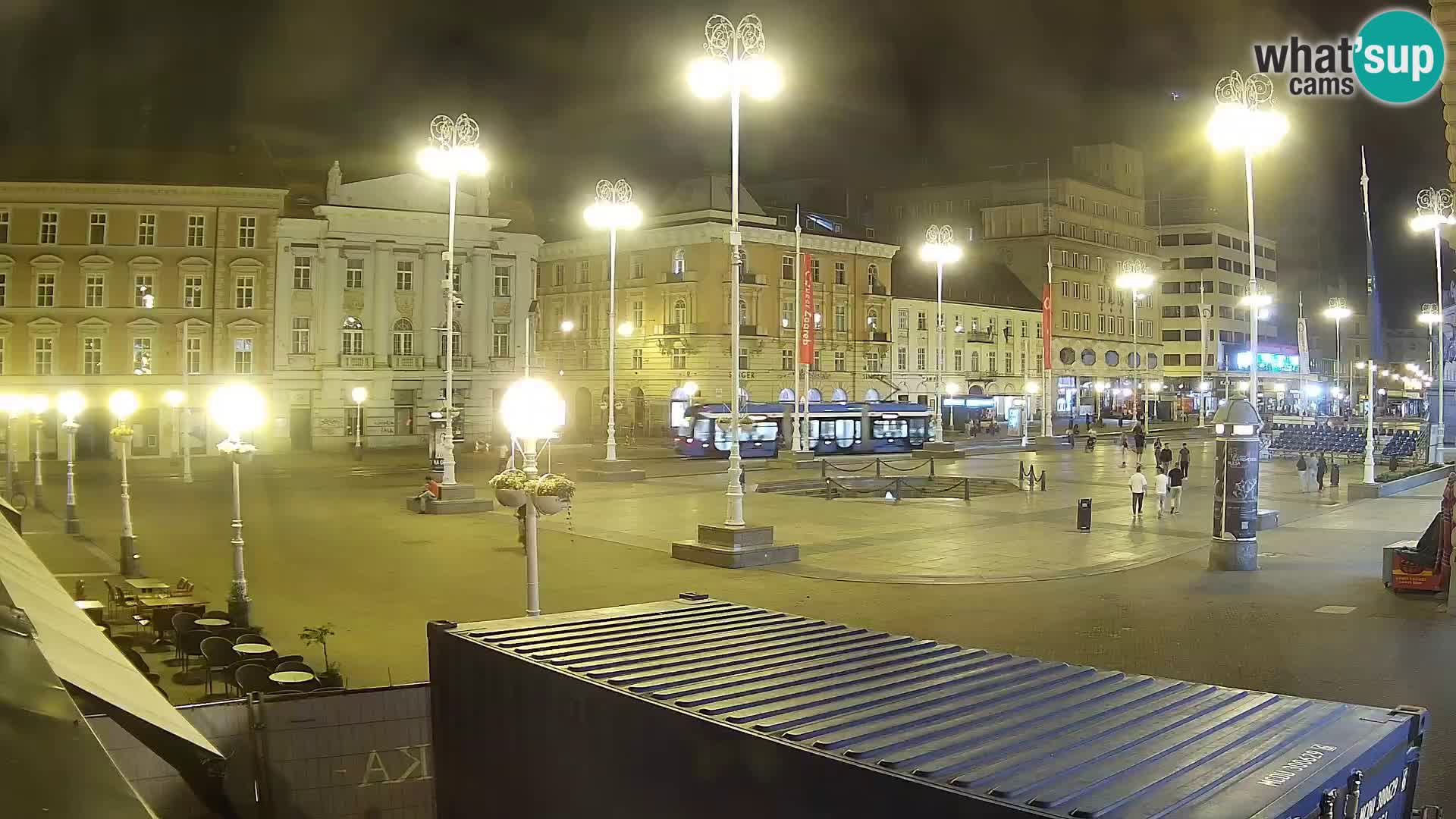 Zagreb web kamera trg Bana Jelačića