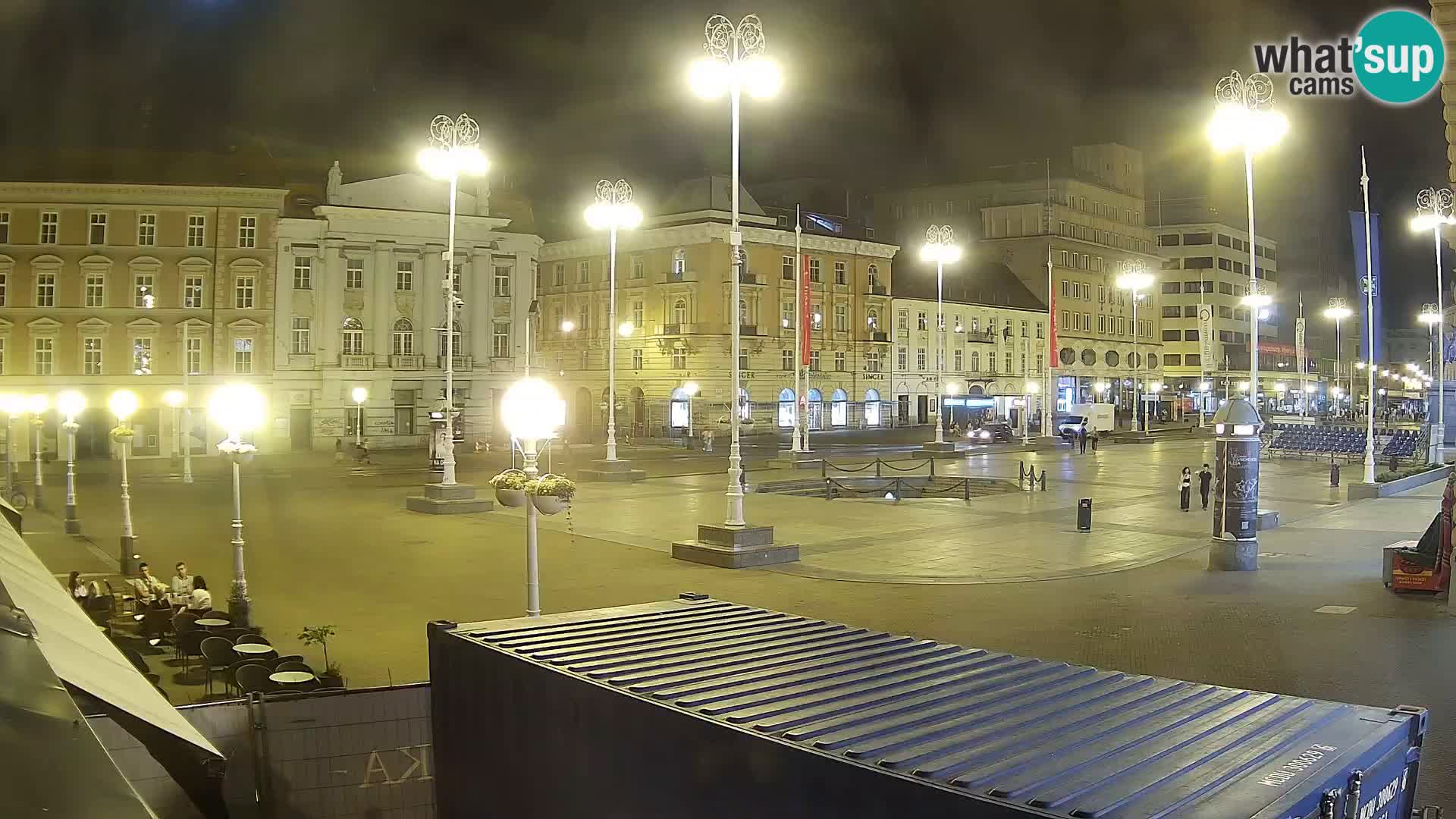 Zagreb web kamera trg Bana Jelačića