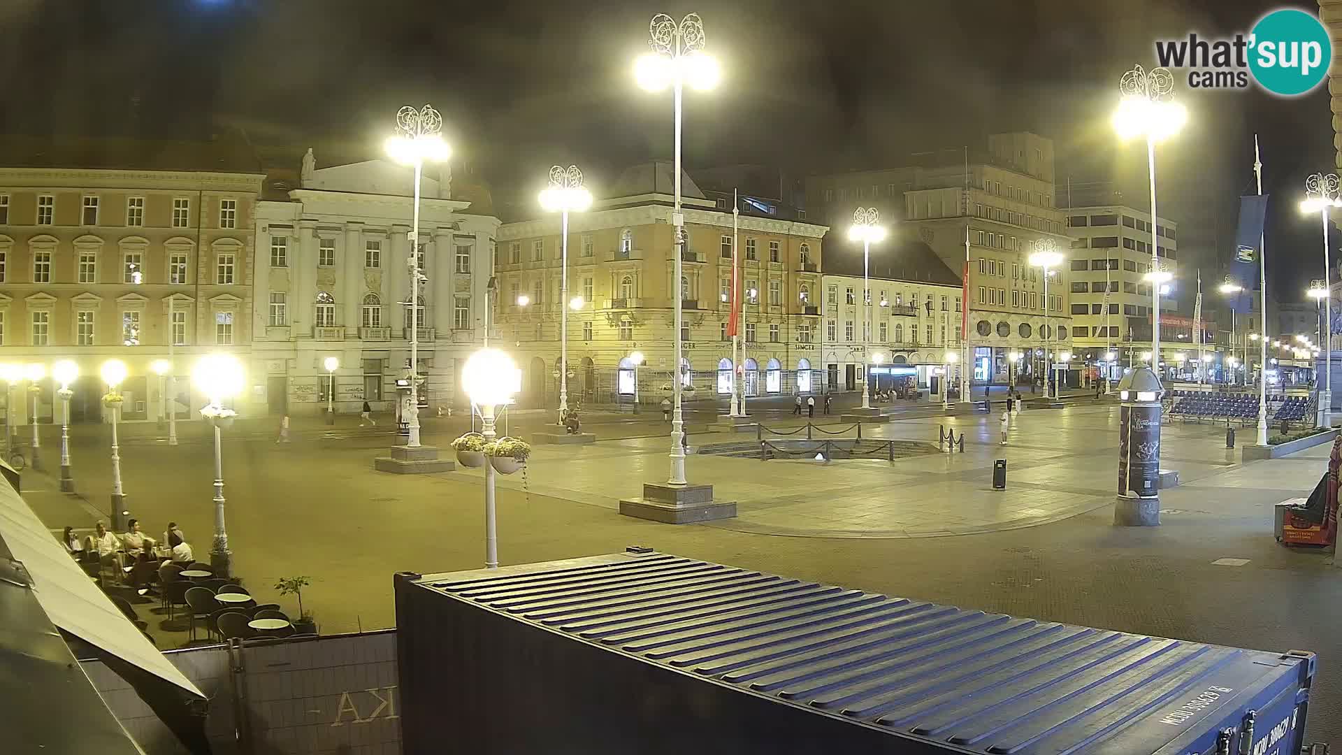 Zagreb Live Webcam Platz Bana Jelačić