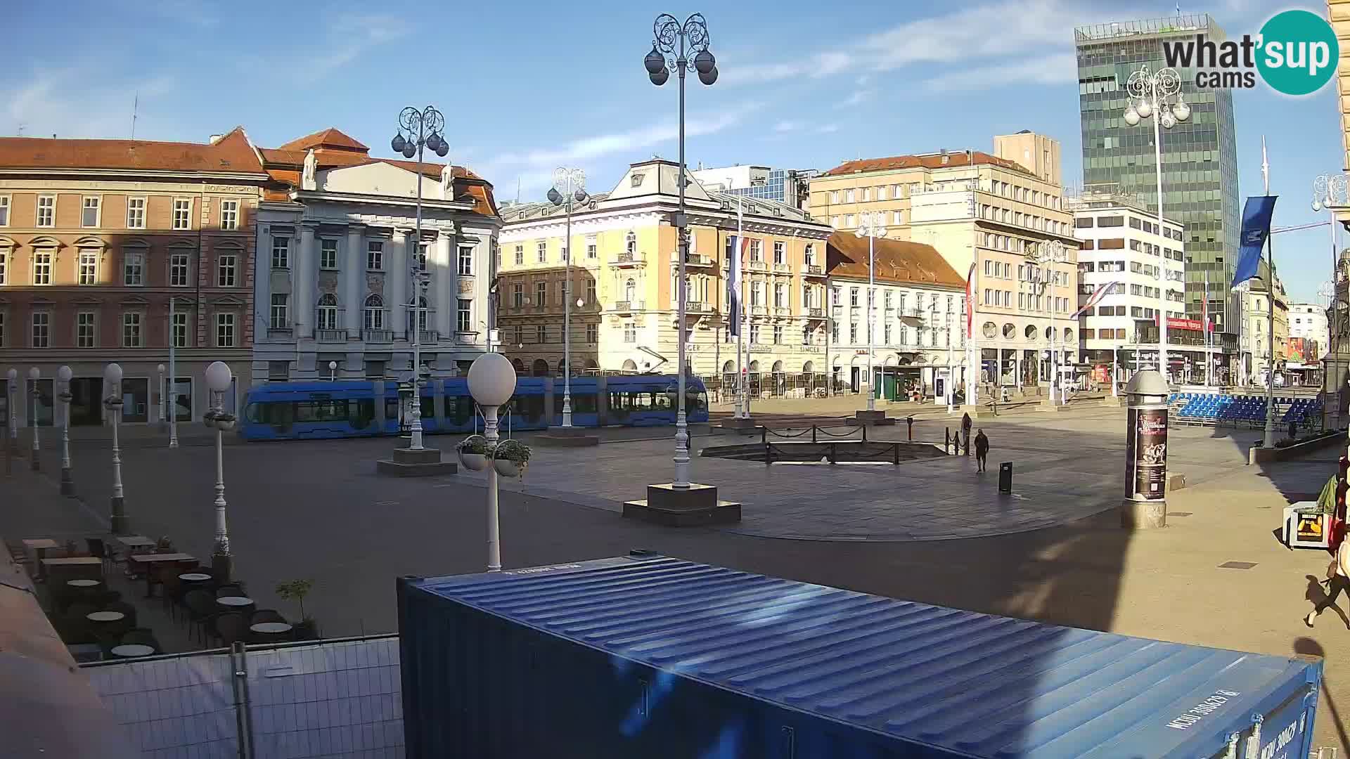 Zagreb Live Webcam Platz Bana Jelačić