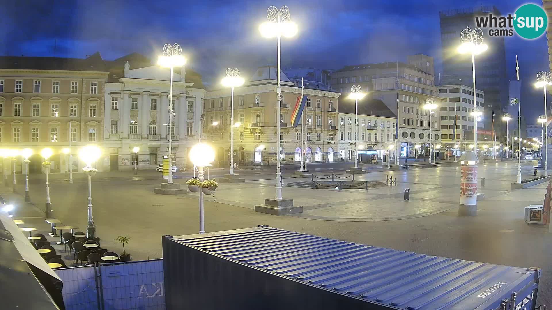 Zagreb Live Webcam Platz Bana Jelačić