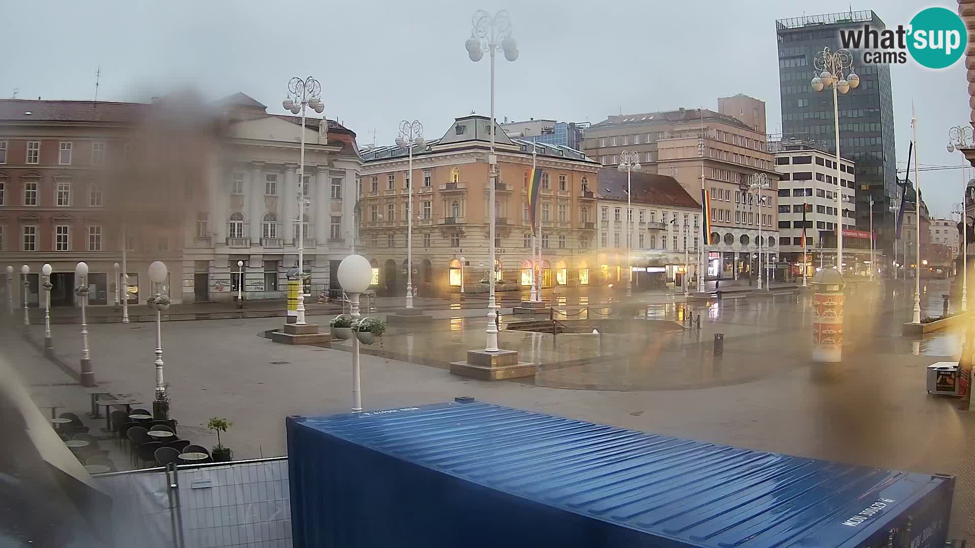 Zagreb web kamera trg Bana Jelačića
