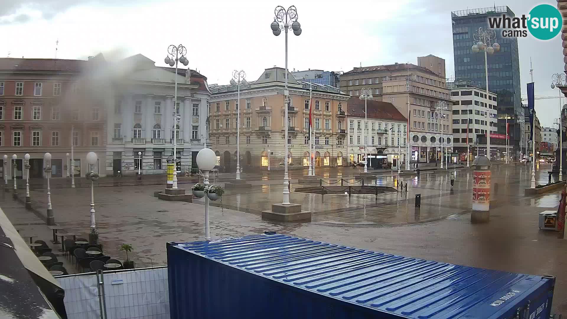 Zagreb Live Webcam Platz Bana Jelačić
